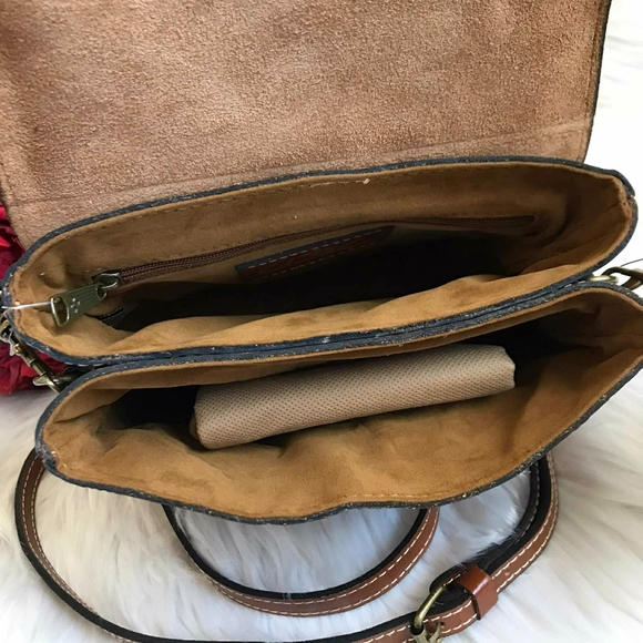 NWT PATRICIA NASH BALLURI LEATHER CROSSBODY BAG - Picture 4 of 7